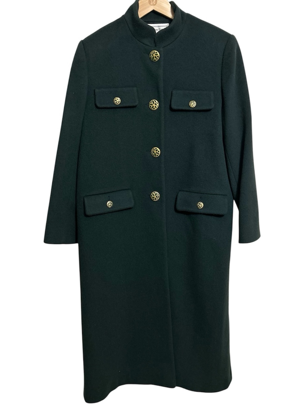 ⭐️Caroline Herrera Wool Dark Green Coat Winter Fall⭐️